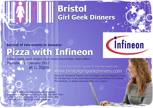 Girl Geeks Pizza with Infineon Girl Geeks Pizza with Infineon