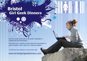   general Bristol Girl Geek Dinners poster